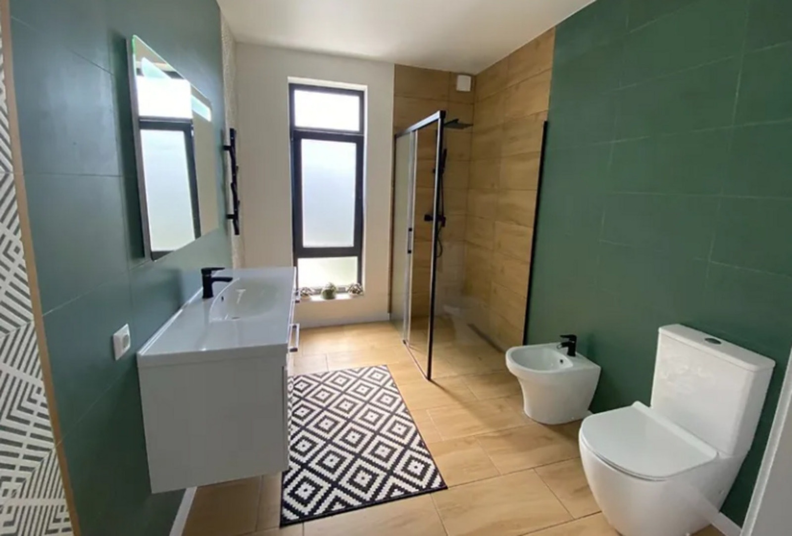 Ванна кімната в одноповерховому будинку